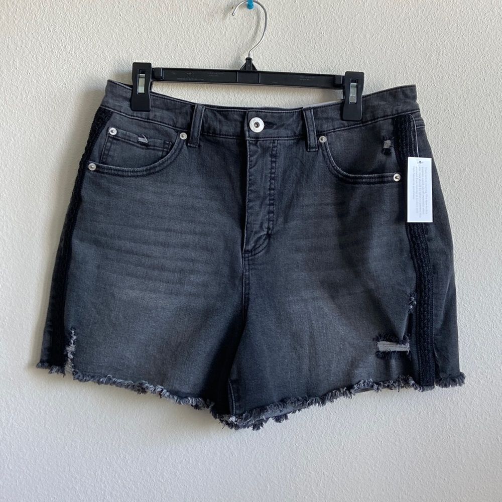 INC Denin Black Wash details on the side NWT size 12